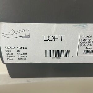 Black loafer